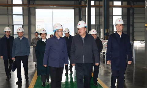 鄭州市人大常委會副主任蒿鐵群一行蒞臨義瑞新材調(diào)研指導(dǎo)